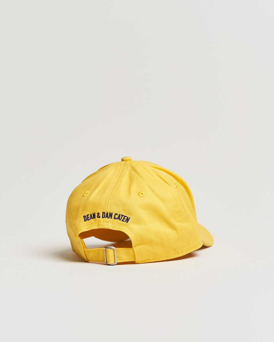 Herre | Dsquared2 Logo Baseball Cap Yellow | Dsquared2 | Logo Baseball Cap Yellow