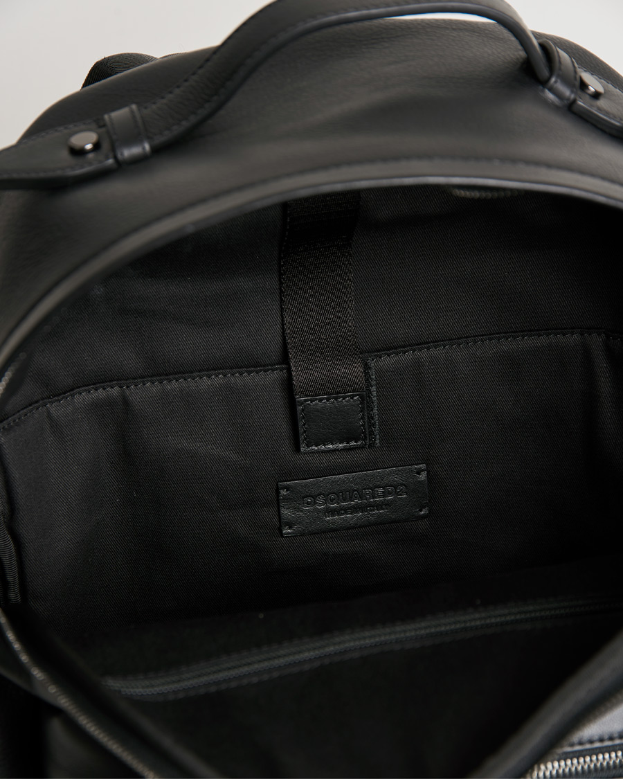 Herre | Vesker | Dsquared2 | Leather Backpack Black