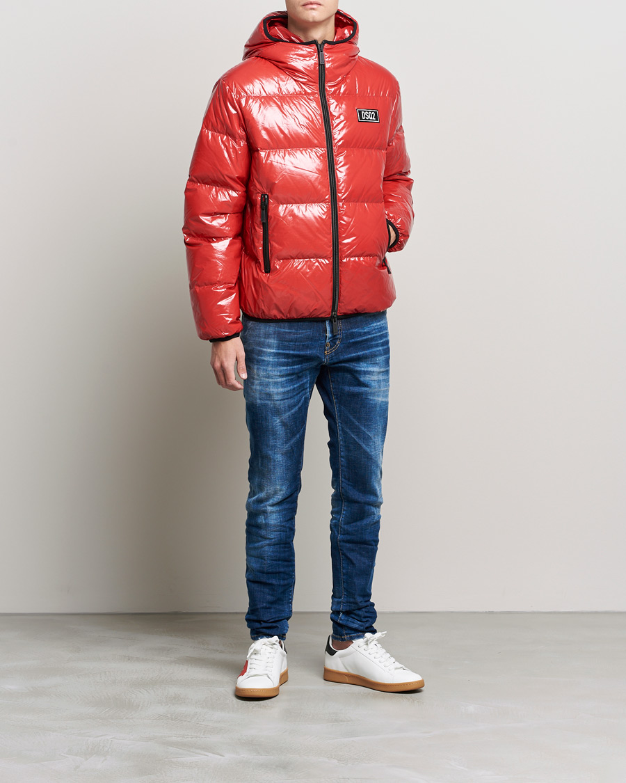 Herre | Jakker | Dsquared2 | Nylon Down Puffer Red