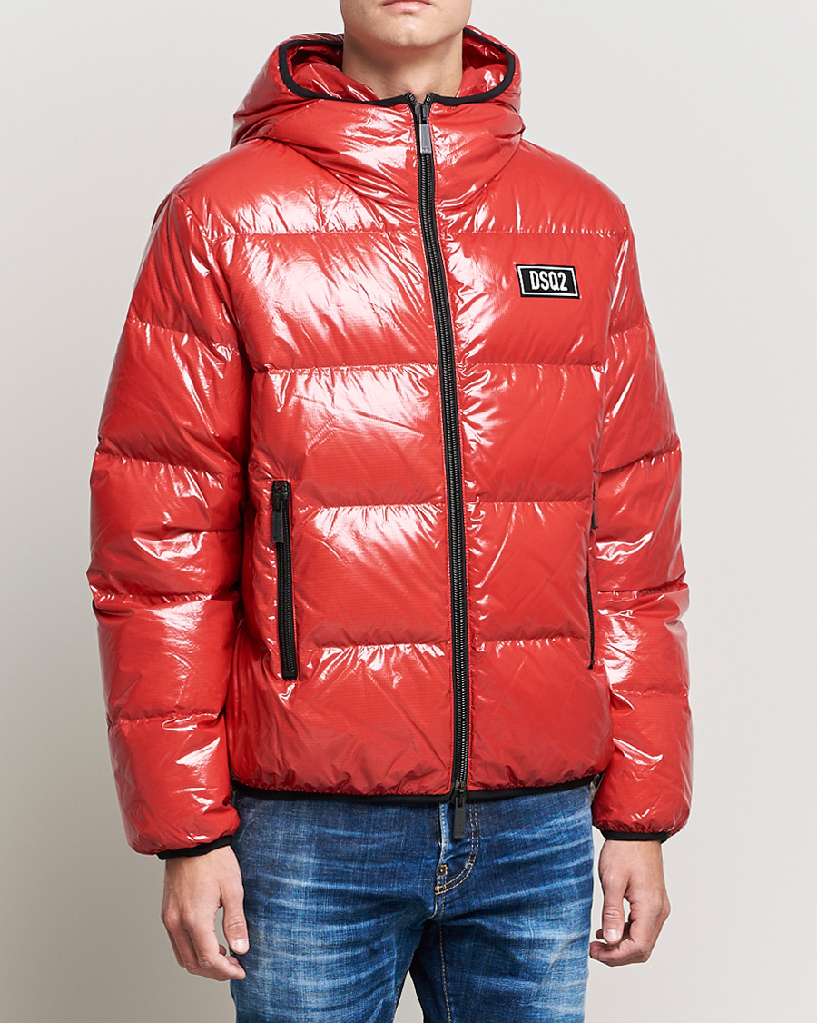 Herre | Jakker | Dsquared2 | Nylon Down Puffer Red