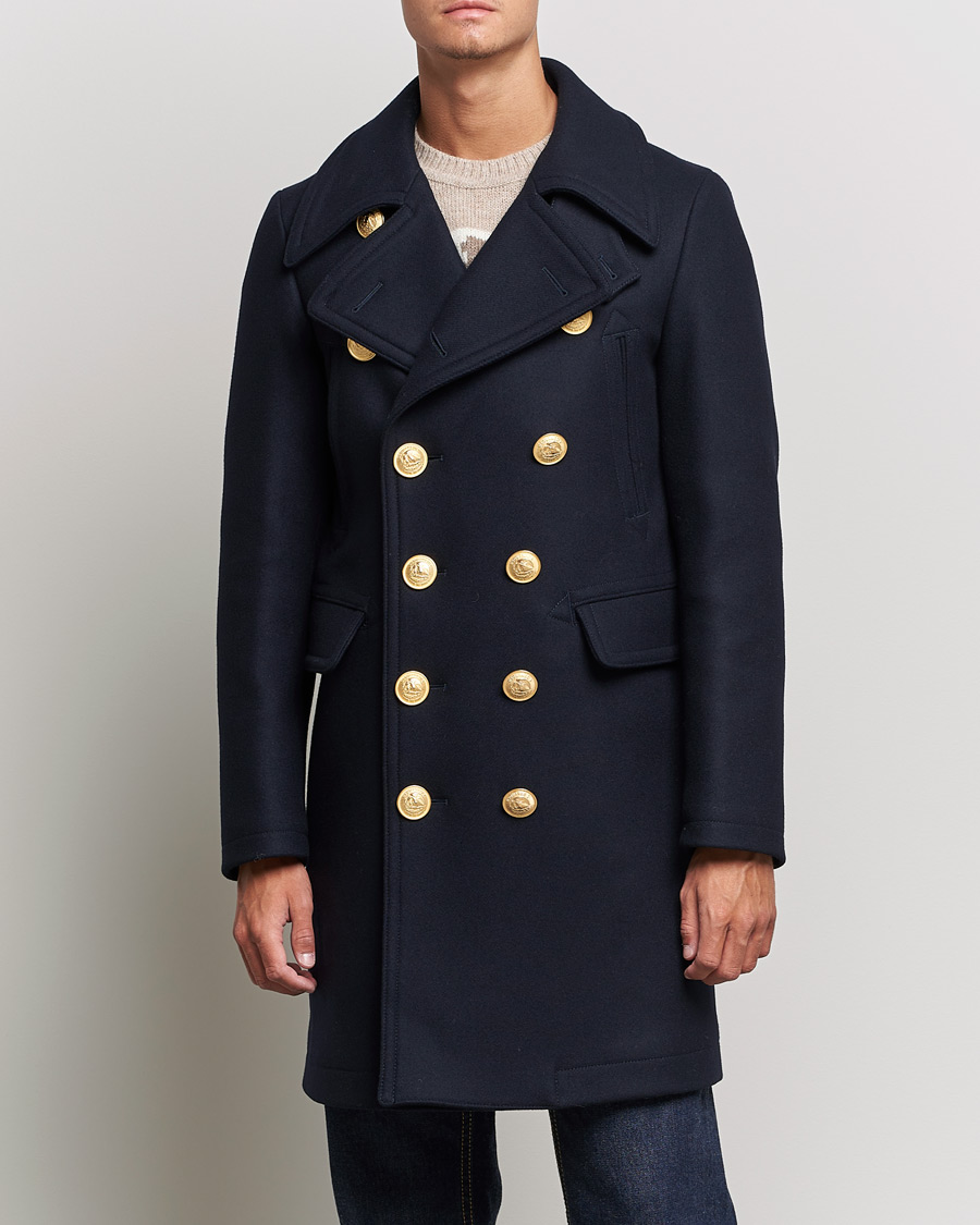 Herre |  | Dsquared2 | Double Breasted Sailor Coat Navy