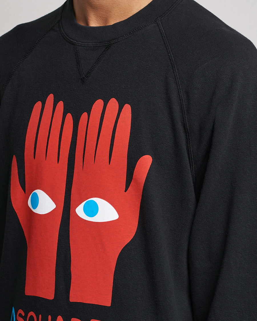 Herre | Gensere | Dsquared2 | Eyes On Hand Sweatshirt Black