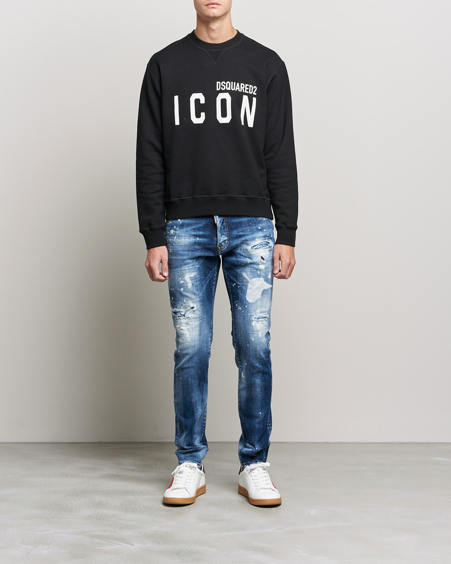 Herre | Gensere | Dsquared2 | Icon Logo Sweatshirt Black