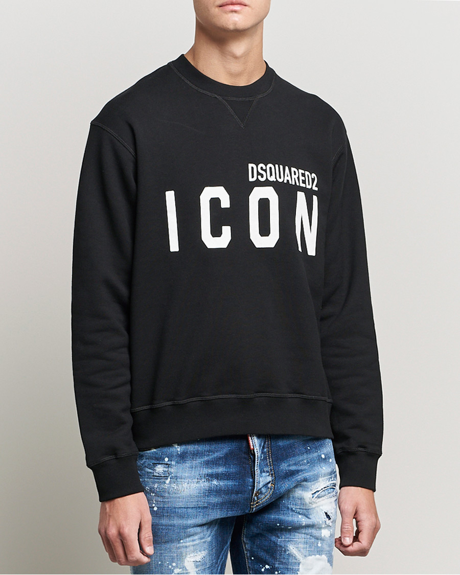 Herre | Gensere | Dsquared2 | Icon Logo Sweatshirt Black