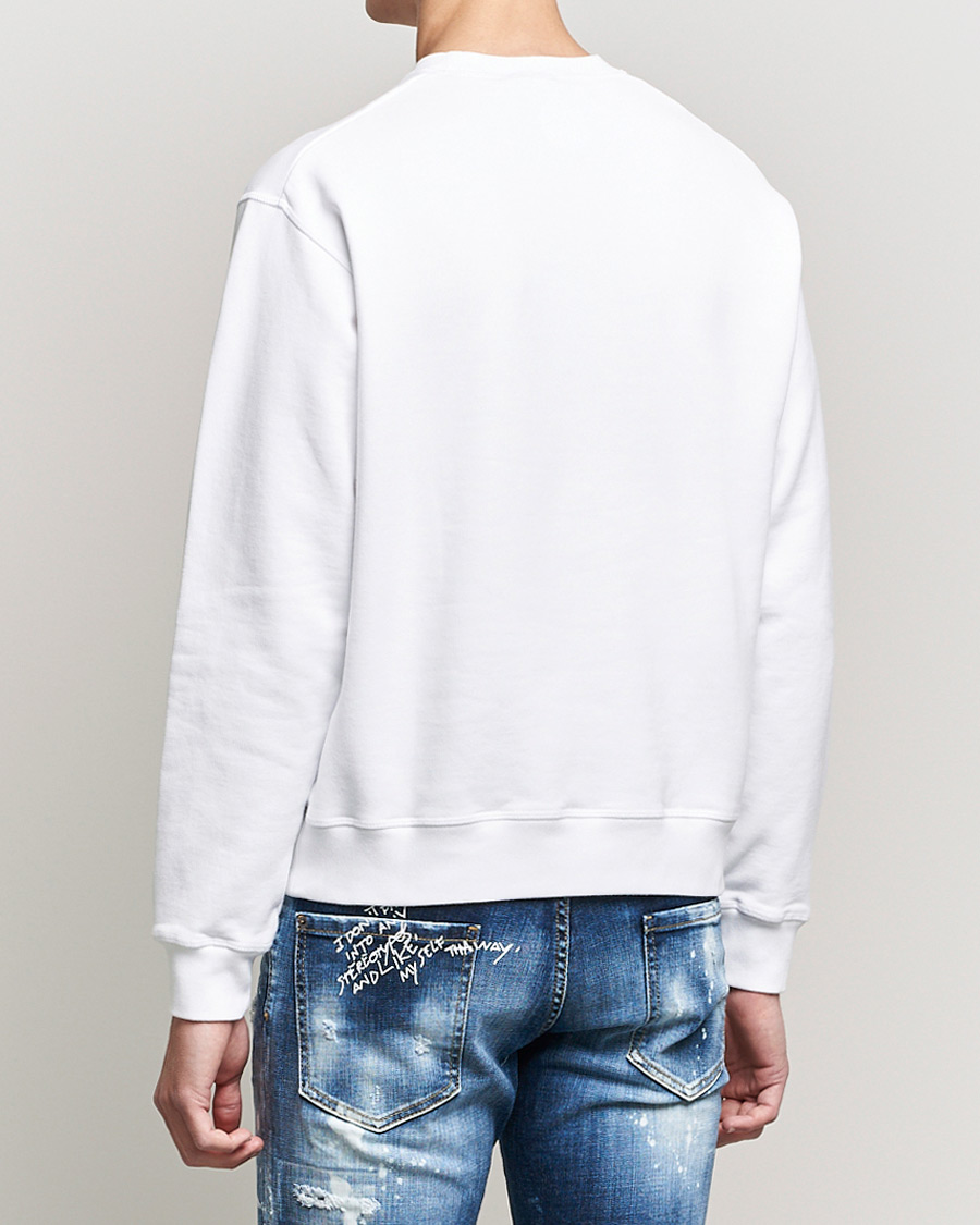 Herre | Gensere | Dsquared2 | Icon Logo Sweatshirt White