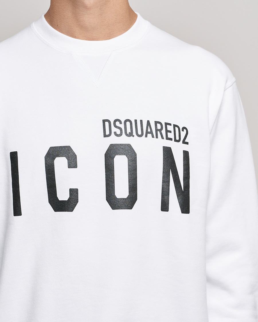 Herre | Gensere | Dsquared2 | Icon Logo Sweatshirt White