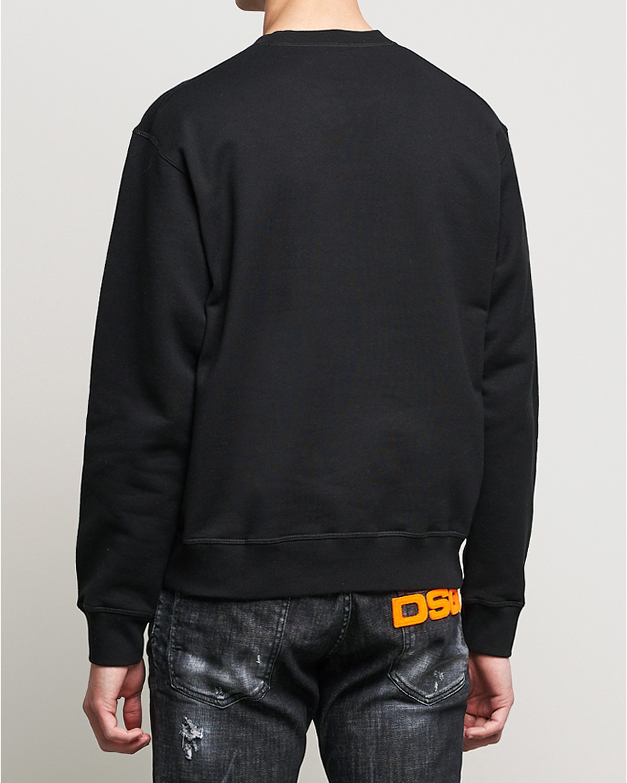Herre | Gensere | Dsquared2 | Icon Tonal Logo Sweatshirt Black