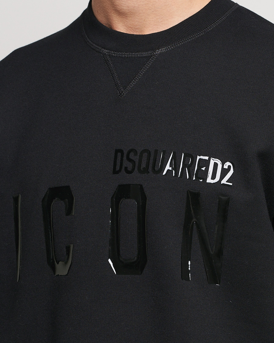 Herre | Gensere | Dsquared2 | Icon Tonal Logo Sweatshirt Black