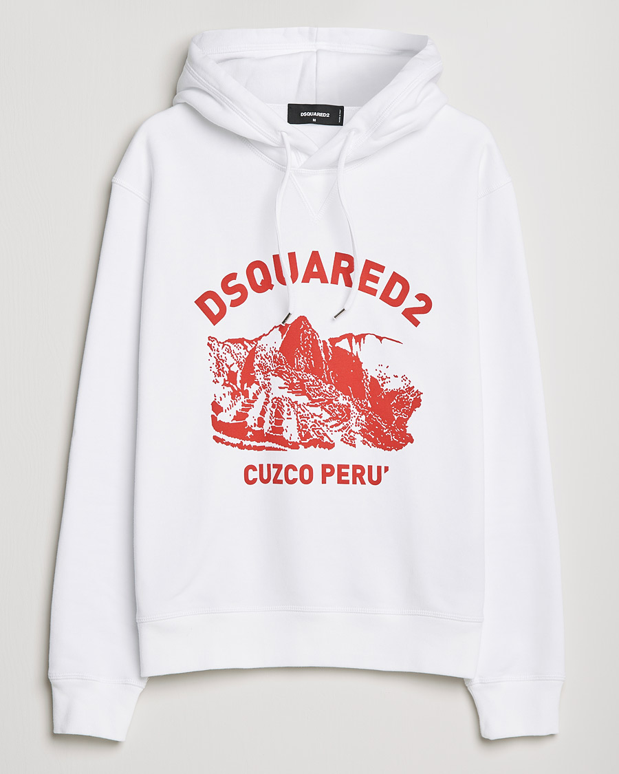 Herre | Gensere | Dsquared2 | Cuzco Hoodie White