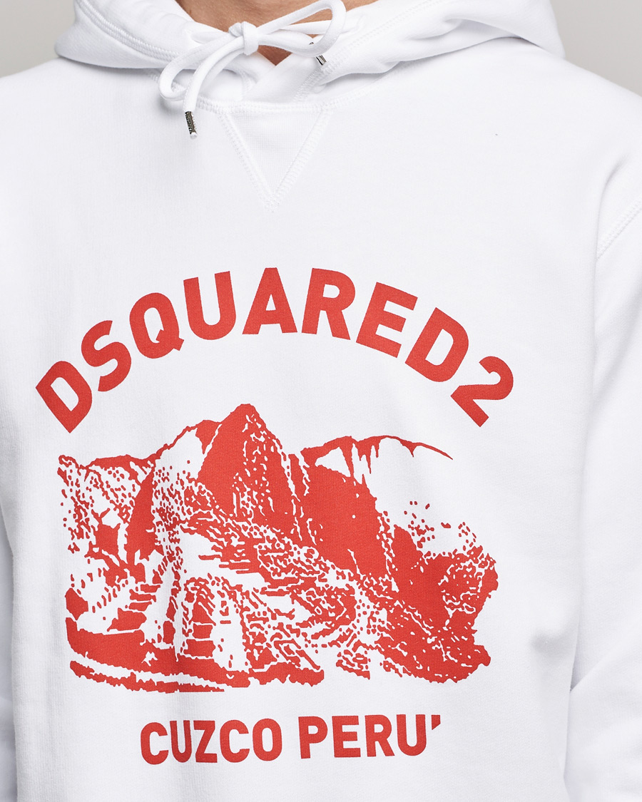 Herre | Gensere | Dsquared2 | Cuzco Hoodie White