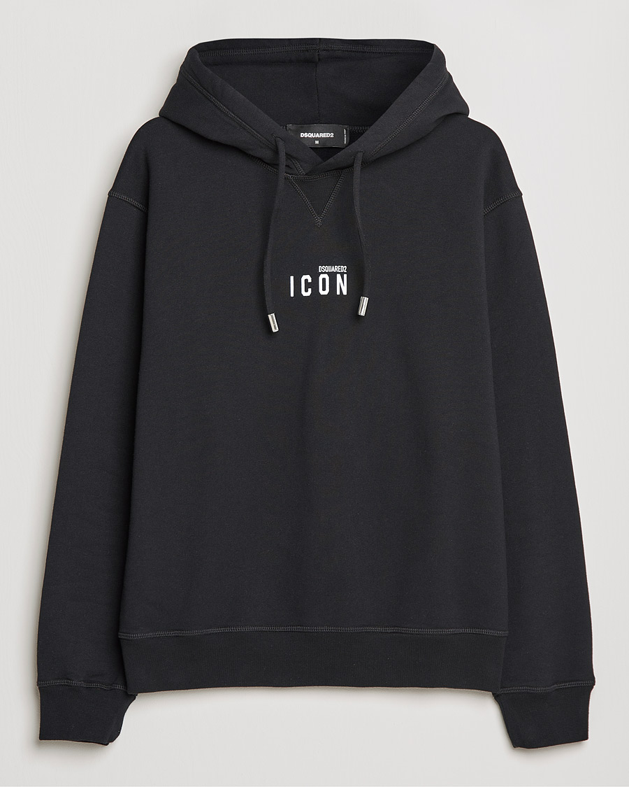 Herre | Gensere | Dsquared2 | Icon small Logo Hoodie Black