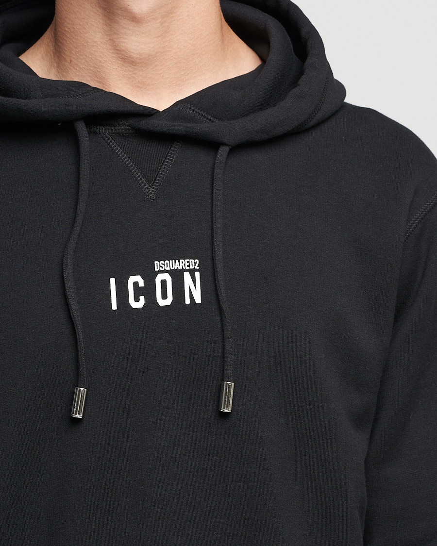 Herre | Gensere | Dsquared2 | Icon small Logo Hoodie Black