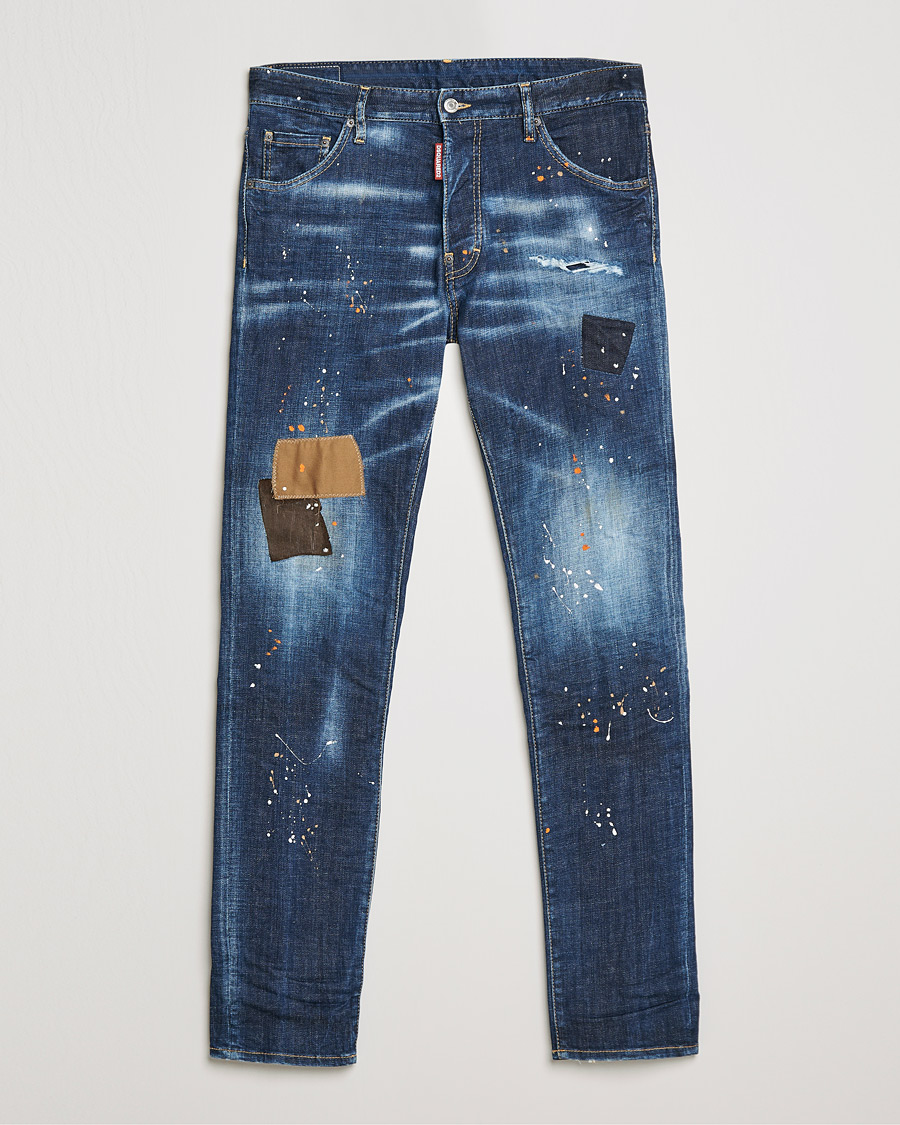Herre | Jeans | Dsquared2 | Cool Guy Patch Jeans Blue Wash