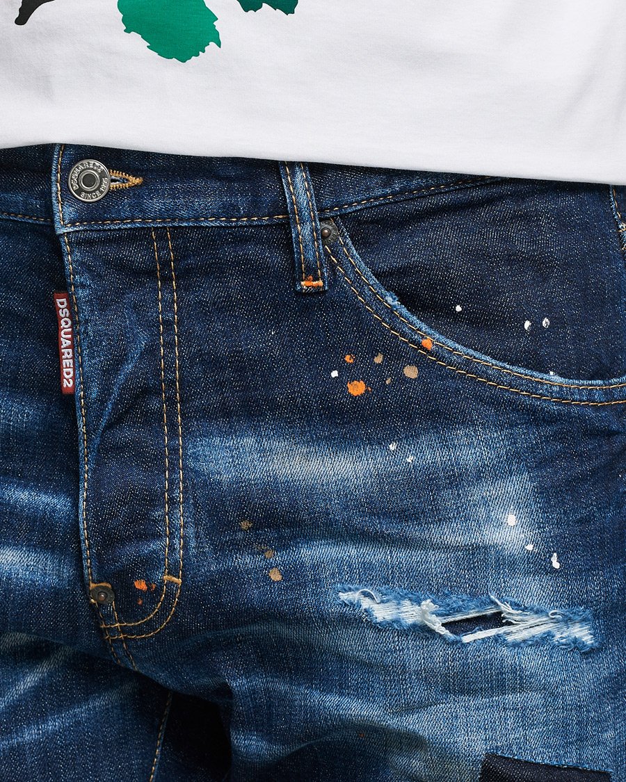 Herre | Jeans | Dsquared2 | Cool Guy Patch Jeans Blue Wash