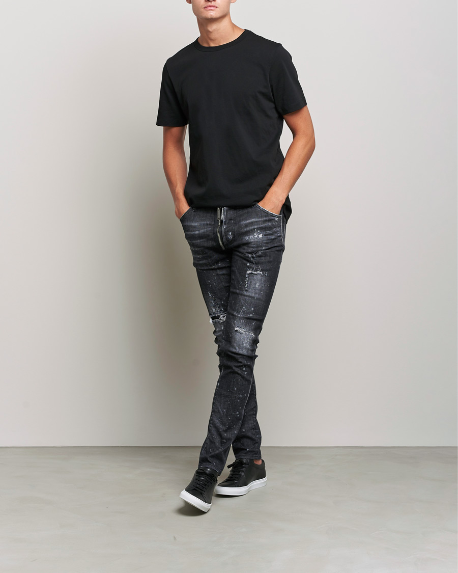 Herre | Slim fit | Dsquared2 | Cool Guy Jeans Black Wash