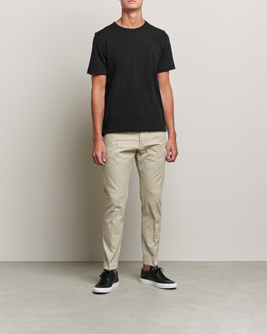 Herre | Bukser | Dsquared2 | Cool Guy Distressed Chinos Sand