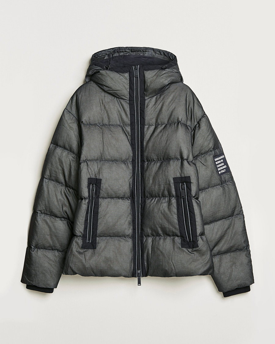 Herre | Jakker | Dsquared2 | Balaclava Puffer Jacket Black