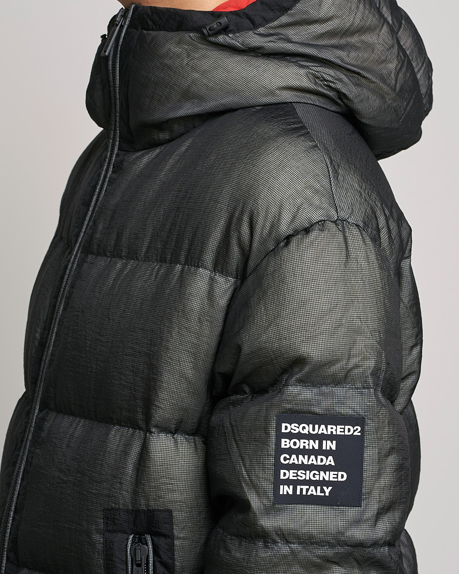 Herre | Jakker | Dsquared2 | Balaclava Puffer Jacket Black