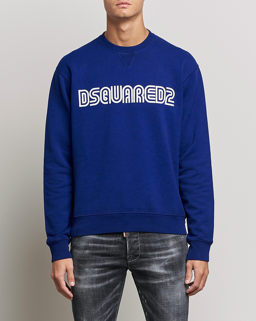 Dsquared2 Outline Cool Sweatshirt Ink Blue hos CareOfCarl.no