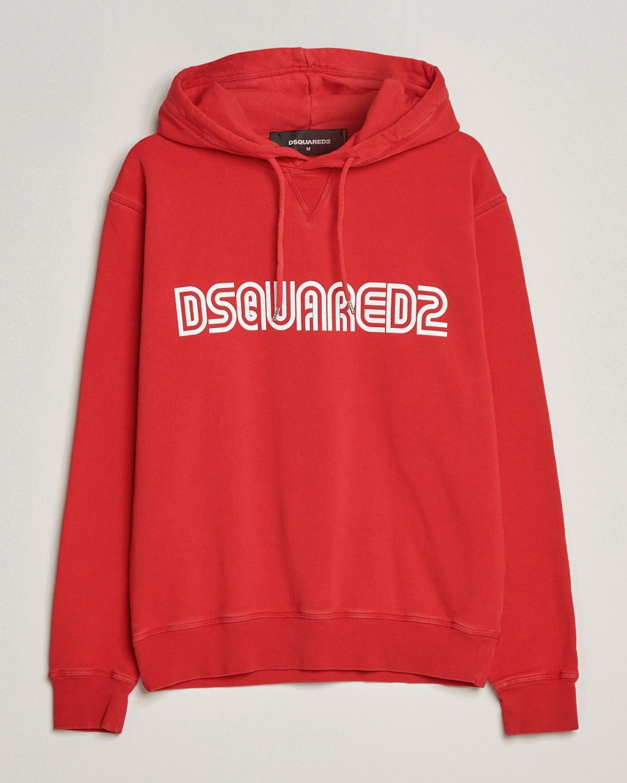 Herre | Gensere | Dsquared2 | Outline Cool Hoodie Oriental Red