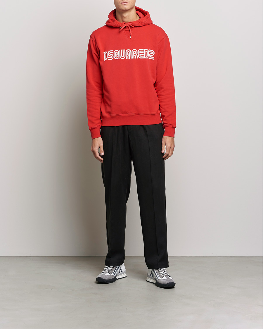 Herre | Gensere | Dsquared2 | Outline Cool Hoodie Oriental Red