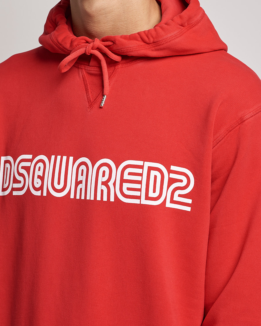 Herre | Gensere | Dsquared2 | Outline Cool Hoodie Oriental Red