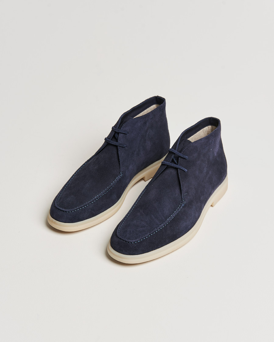 Herre |  | Church's | Cashmere Lined Chukka Boots Navy