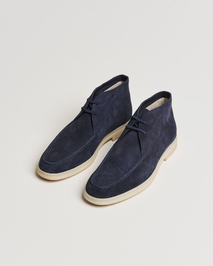 Herre | Church's Cashmere Lined Chukka Boots Navy | Church's | Cashmere Lined Chukka Boots Navy