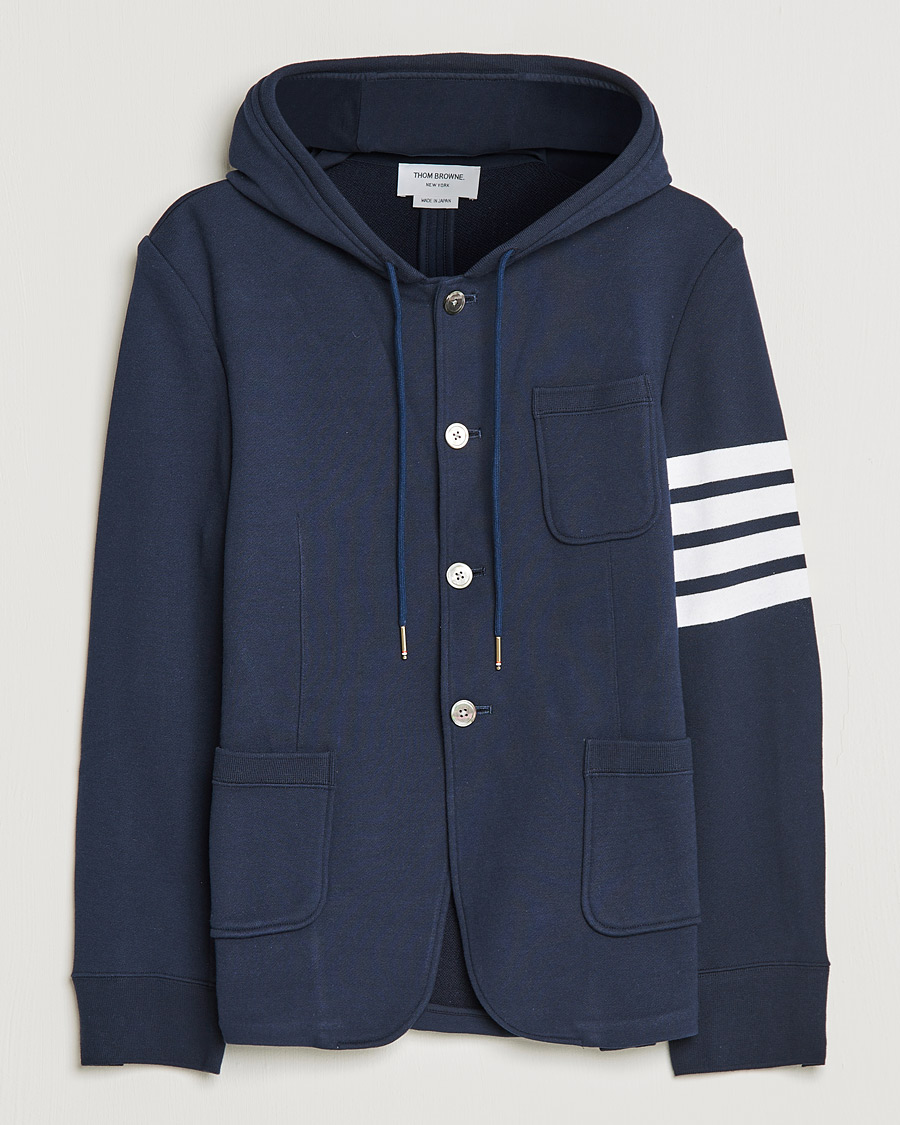 Herre | Dressjakker | Thom Browne | Hooded Sport Coat Navy