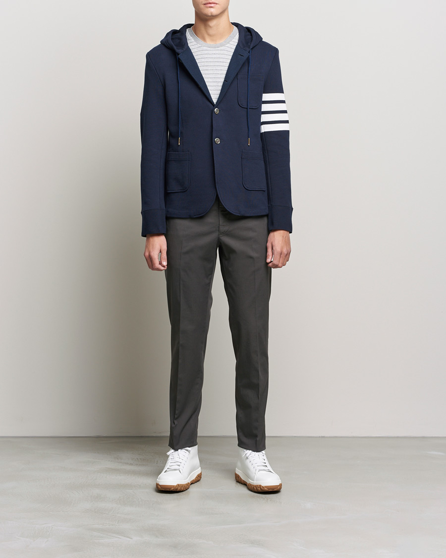 Herre | Dressjakker | Thom Browne | Hooded Sport Coat Navy
