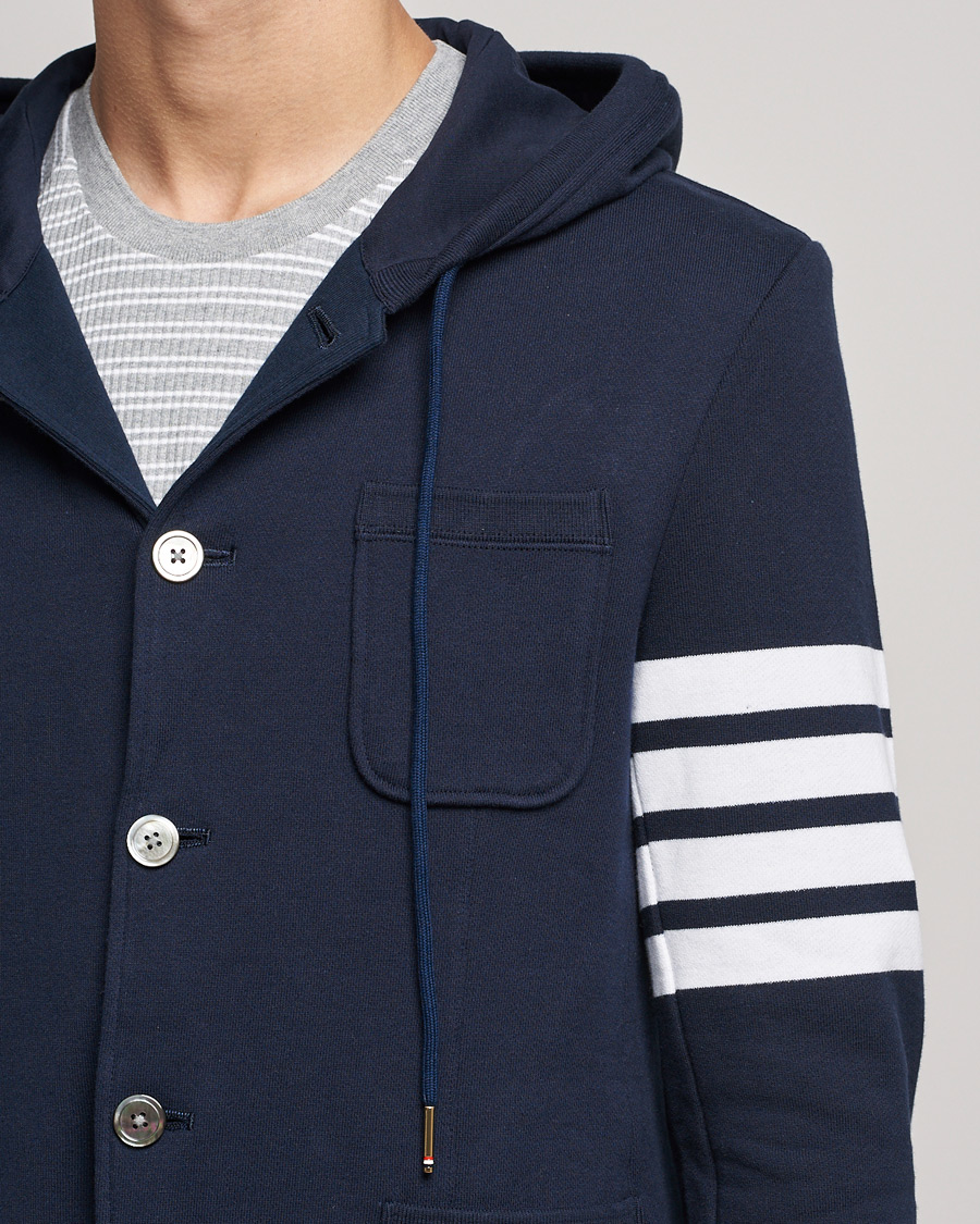 Herre | Dressjakker | Thom Browne | Hooded Sport Coat Navy