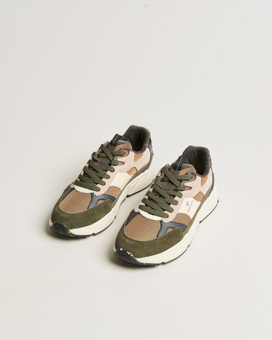 Herre | GANT Profellow Running Sneaker Olive Multi | GANT | Profellow Running Sneaker Olive Multi
