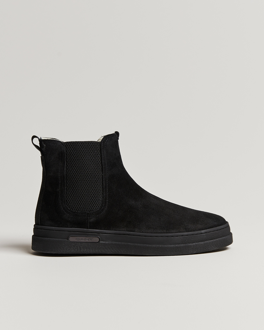 Herre | GANT Cloyd Shearling Chelsea Boot Black Suede | GANT | Cloyd Shearling Chelsea Boot Black Suede
