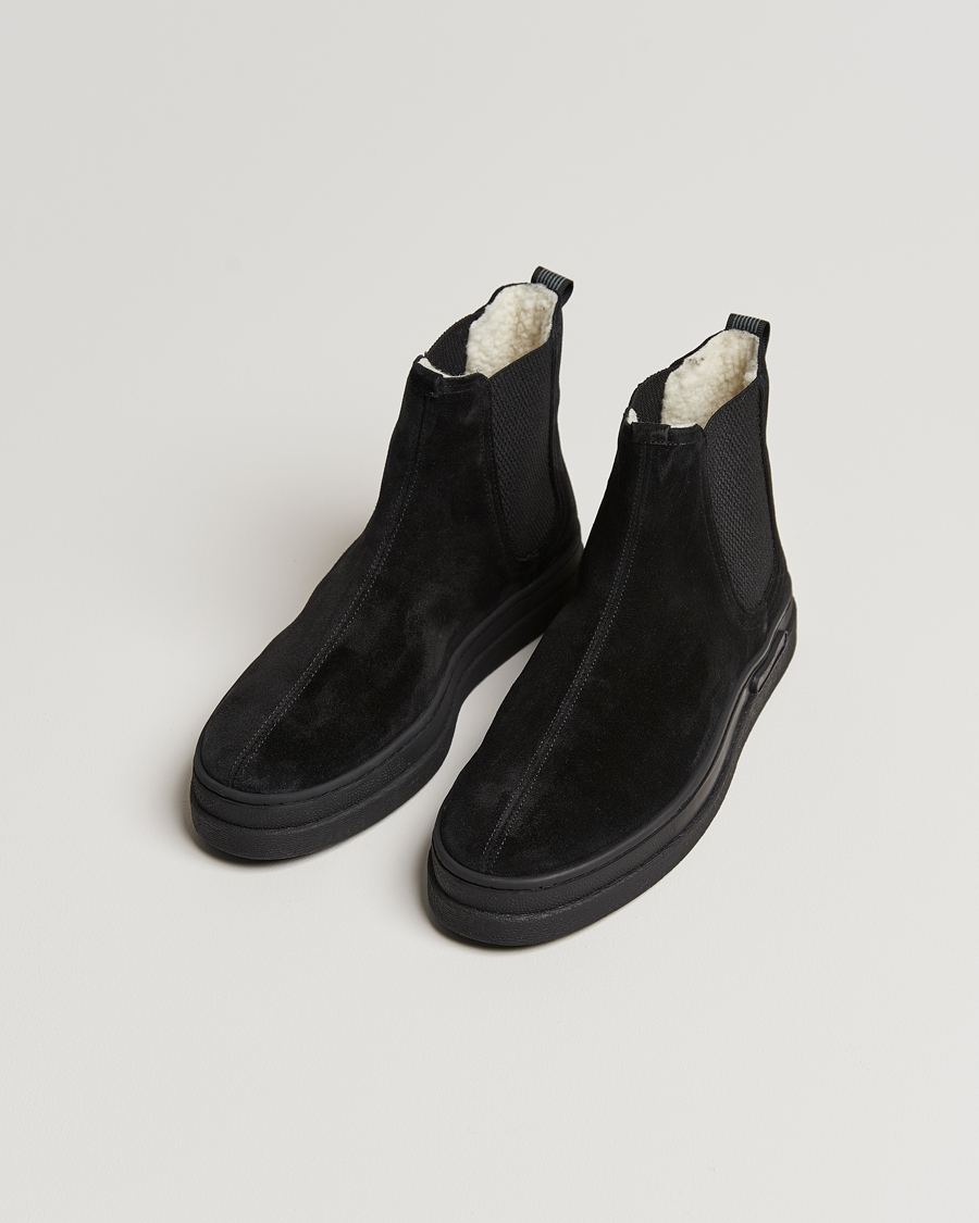 Herre | GANT Cloyd Shearling Chelsea Boot Black Suede | GANT | Cloyd Shearling Chelsea Boot Black Suede