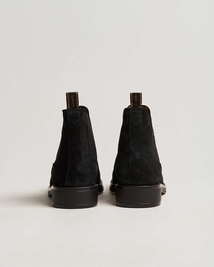 Herre | GANT Brookly Suede Chelsea Boot Black | GANT | Brookly Suede Chelsea Boot Black