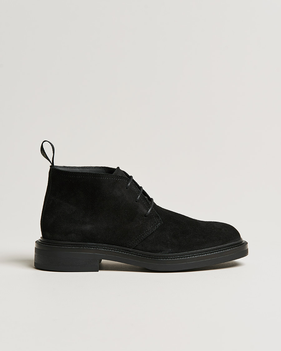 GANT Fairwyn Suede Chukka Boot Black hos CareOfCarl.no
