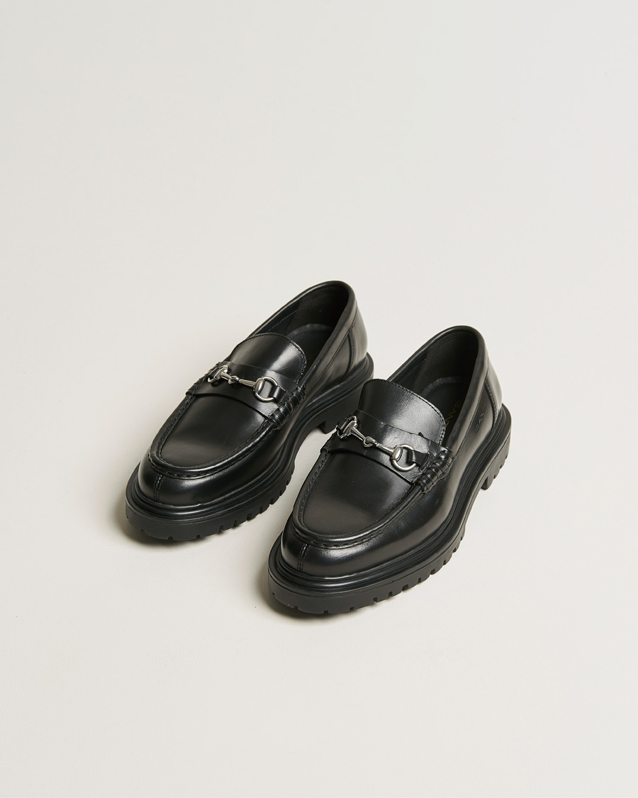 Herre | GANT Jackmote Leather Horsebit Loafer Black | GANT | Jackmote Leather Horsebit Loafer Black