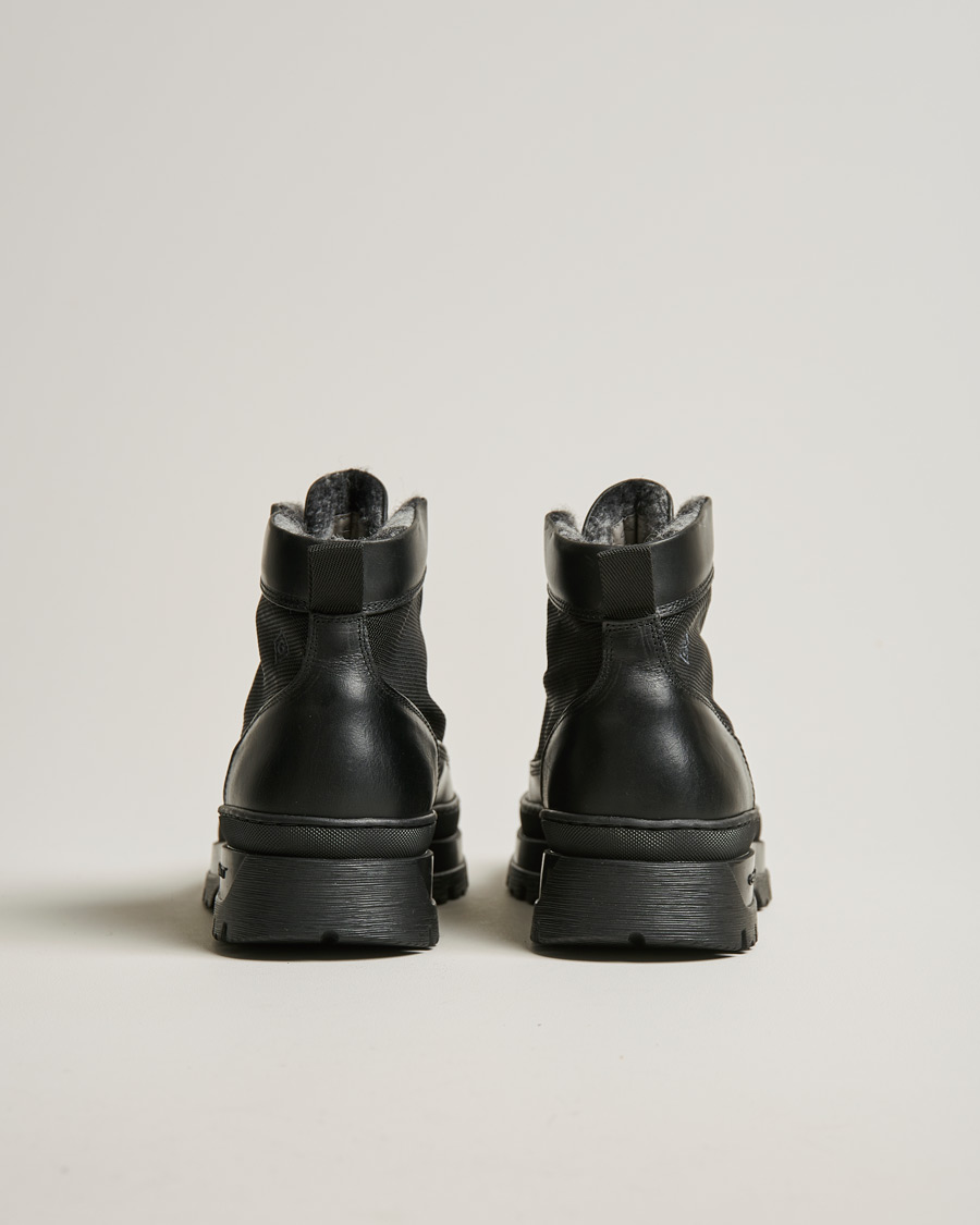 Herre | GANT St Grip Mid Lace Boot Black | GANT | St Grip Mid Lace Boot Black