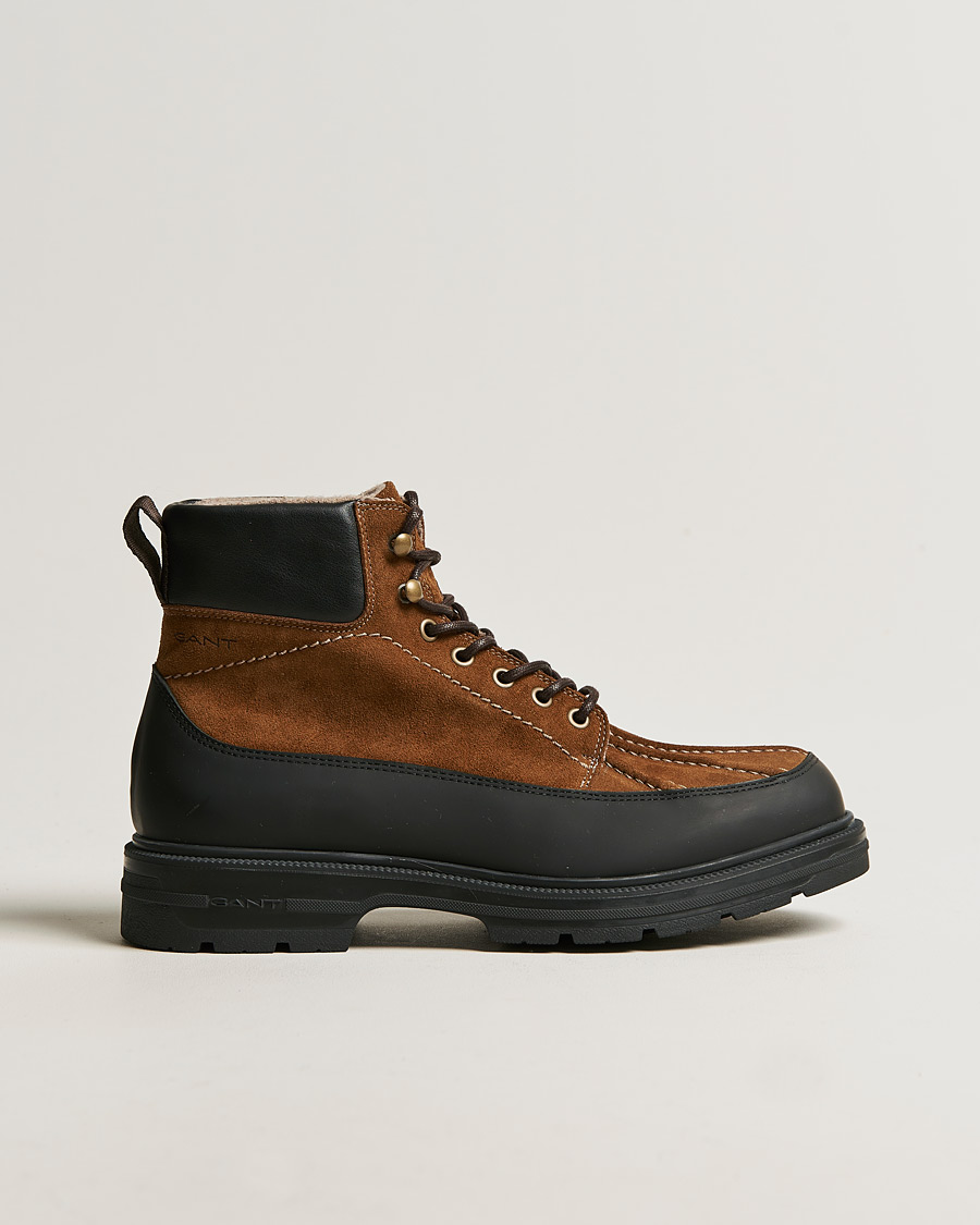 Herre | GANT Gretty Waterproof Mid Lace Boot Tobacco Brown | GANT | Gretty Waterproof Mid Lace Boot Tobacco Brown
