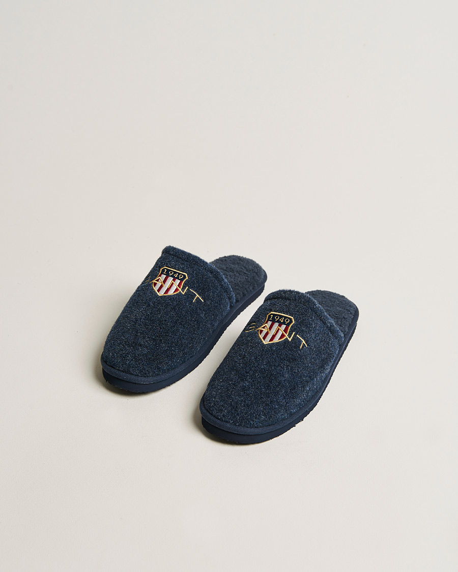 Herre | GANT Tamaware Terry Slippers Marine | GANT | Tamaware Terry Slippers Marine