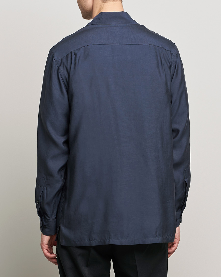 Herre | Skjorter | Giorgio Armani | Double Pocket Overshirt Navy