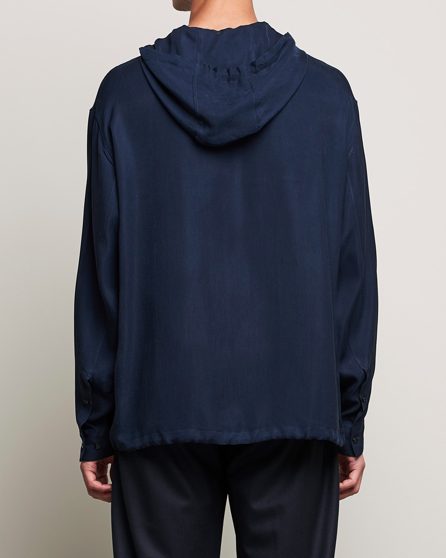 Herre | Jakker | Giorgio Armani | Hooded Lightweight Jacket Night Sky