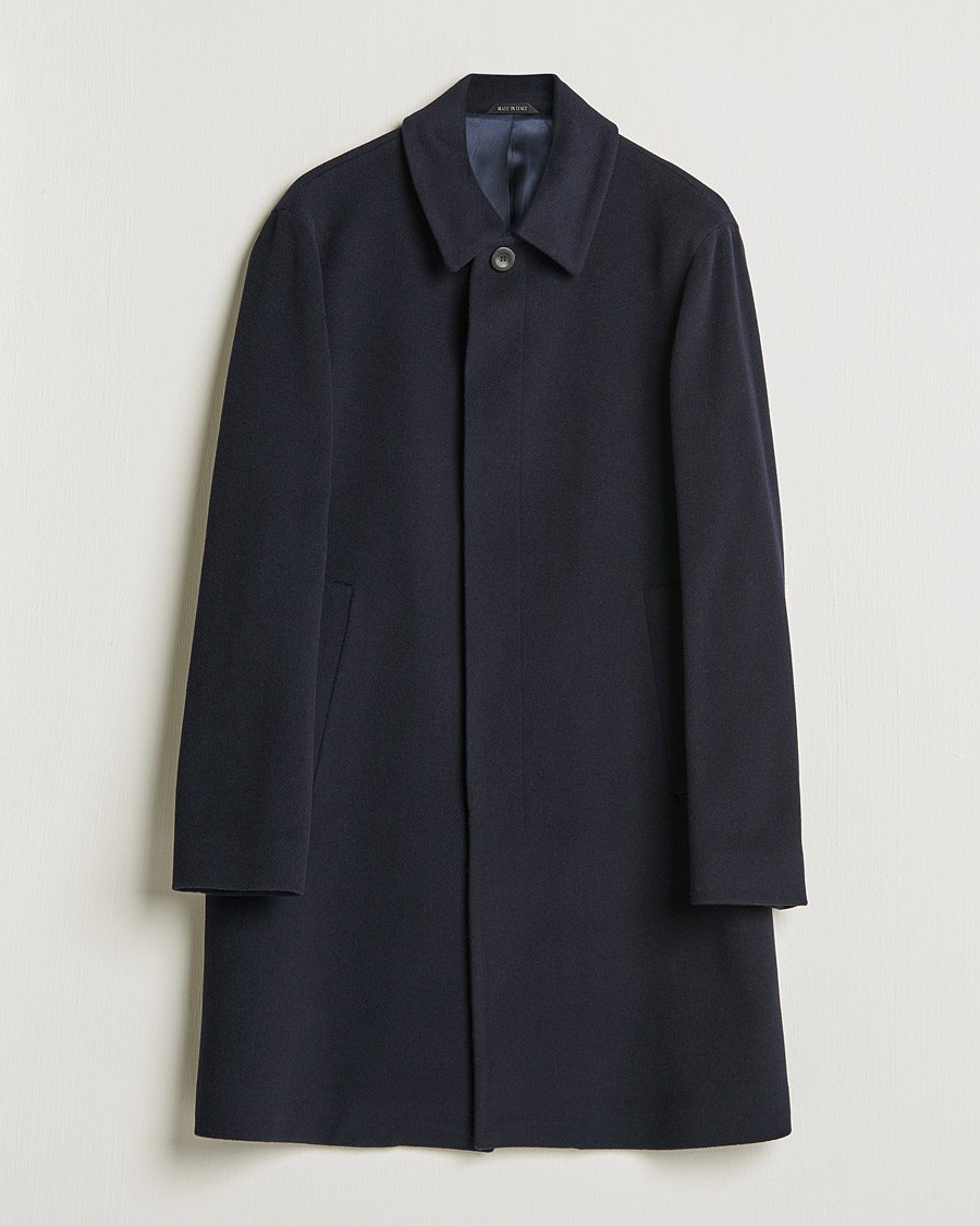 Herre | Jakker | Giorgio Armani | Cashmere Blend Coat Navy