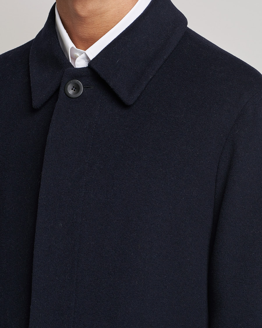 Herre | Jakker | Giorgio Armani | Cashmere Blend Coat Navy
