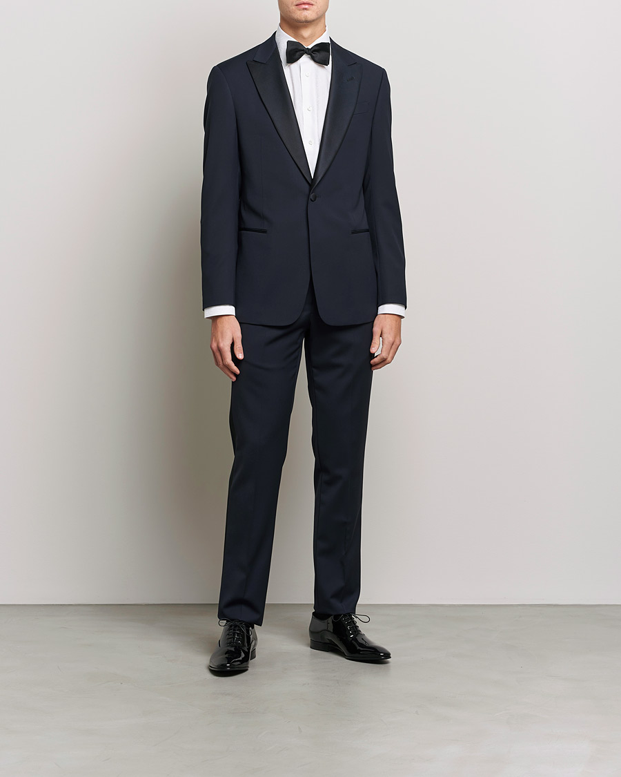Herre | Dresser | Giorgio Armani | Peak Lapel Smoking Navy