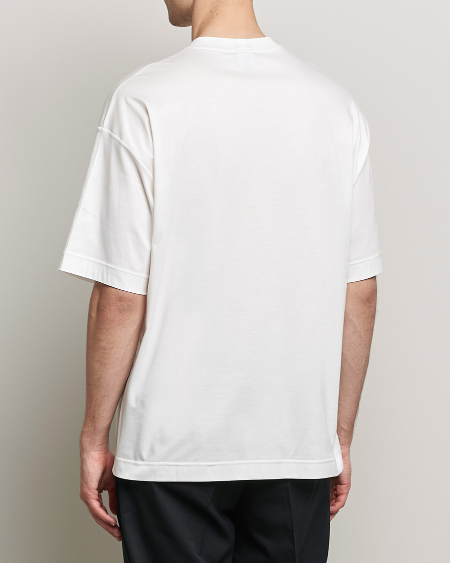 Herre | T-Shirts | Giorgio Armani | Short Sleeve Signature T-Shirt White