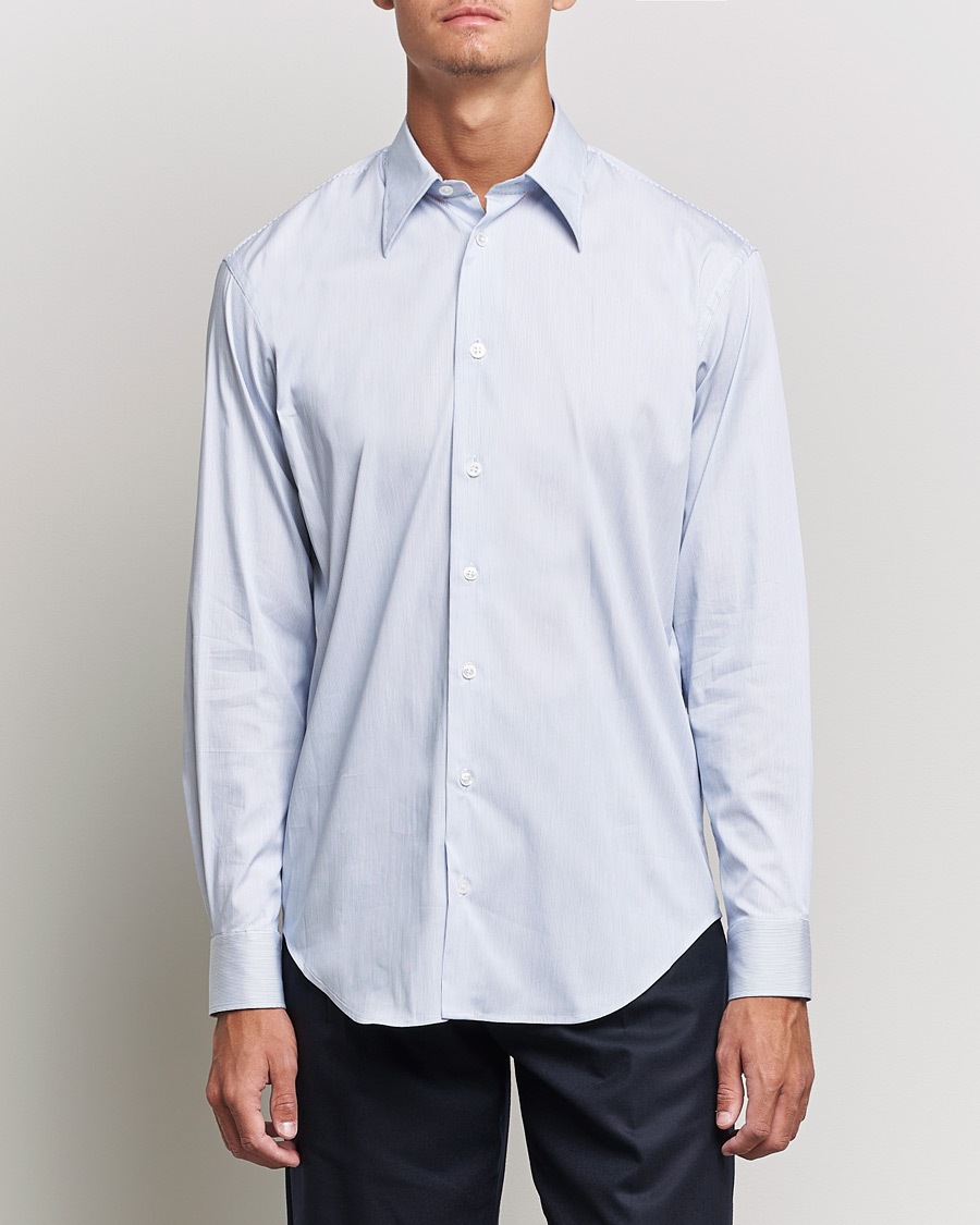 Herre |  | Giorgio Armani | Slim Fit Dress Shirt Light Blue
