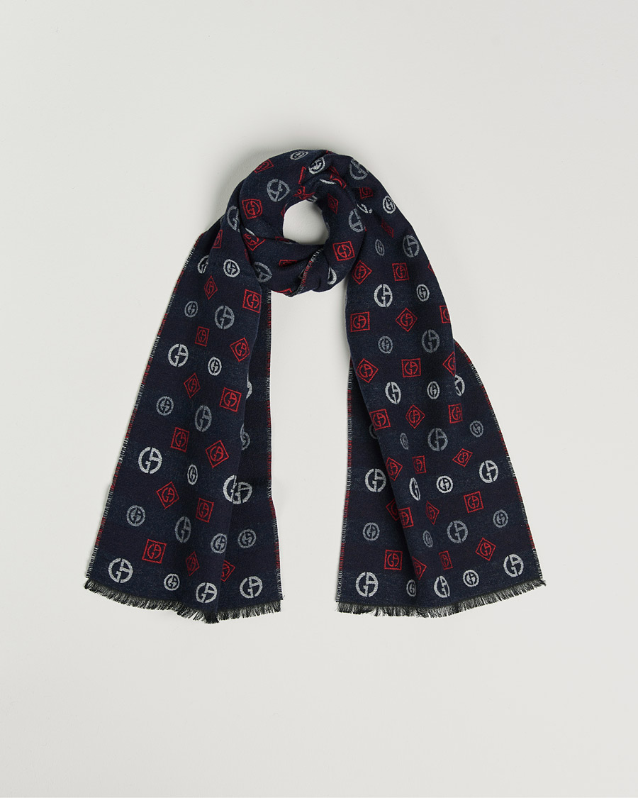 Herre | Giorgio Armani Cashmere/Silk Scarf Navy | Giorgio Armani | Cashmere/Silk Scarf Navy