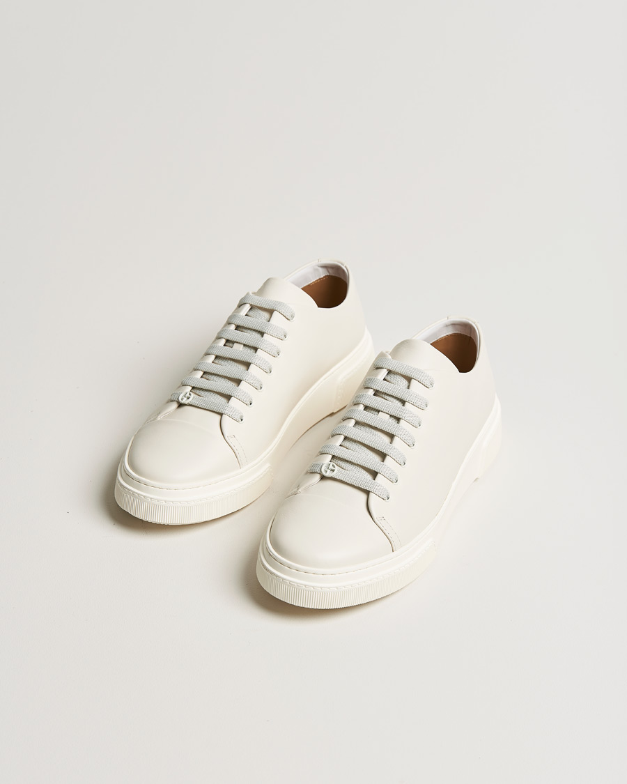 Herre | | Giorgio Armani | Plain Sneakers Off White
