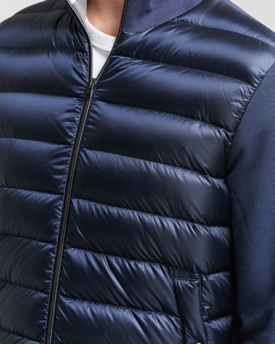 Herre | Jakker | Herno | Jersey Hybrid Jacket Navy